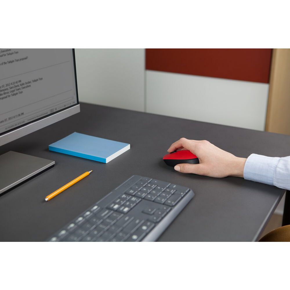 Mouse Inalambrico Logitech M170 Rojo image number 5.0