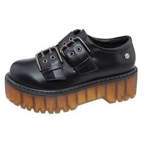 Zapato Army Negro V&iacute;a Franca Art. 5pg826black /via Franca