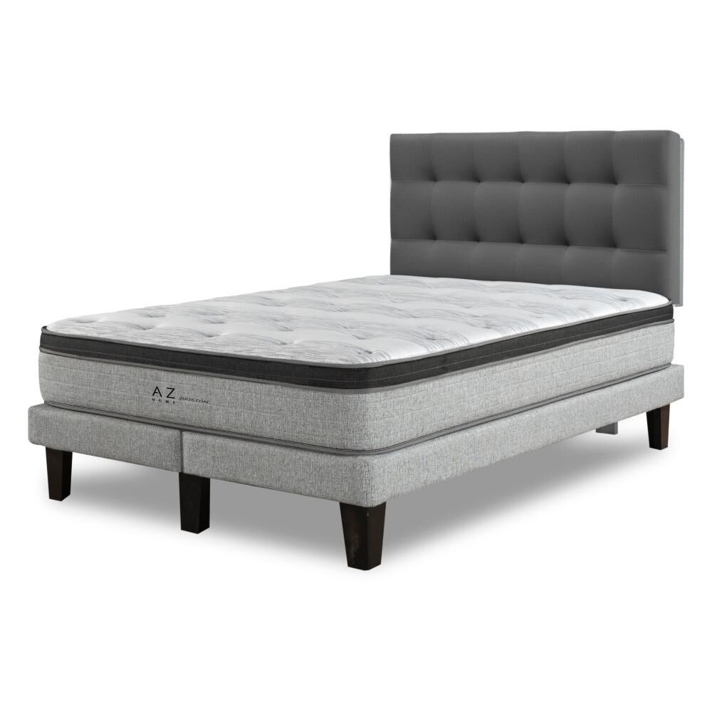 Cama Europea Az Home Boston / 2 Plazas / Base Dividida + Respaldo image number 2.0