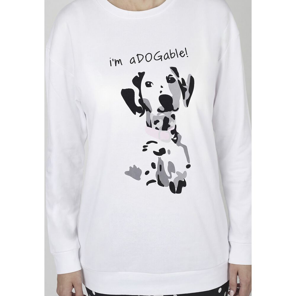 Pijama De Mujer Algod&oacute;n 60.1609m-bla image number 2.0