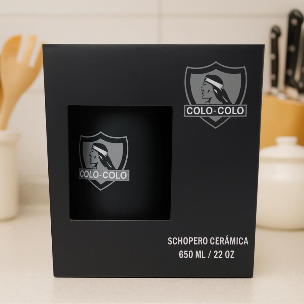 Shopero Colo-colo Cerámica 650 Ml Con Caja Negro image number 4.0