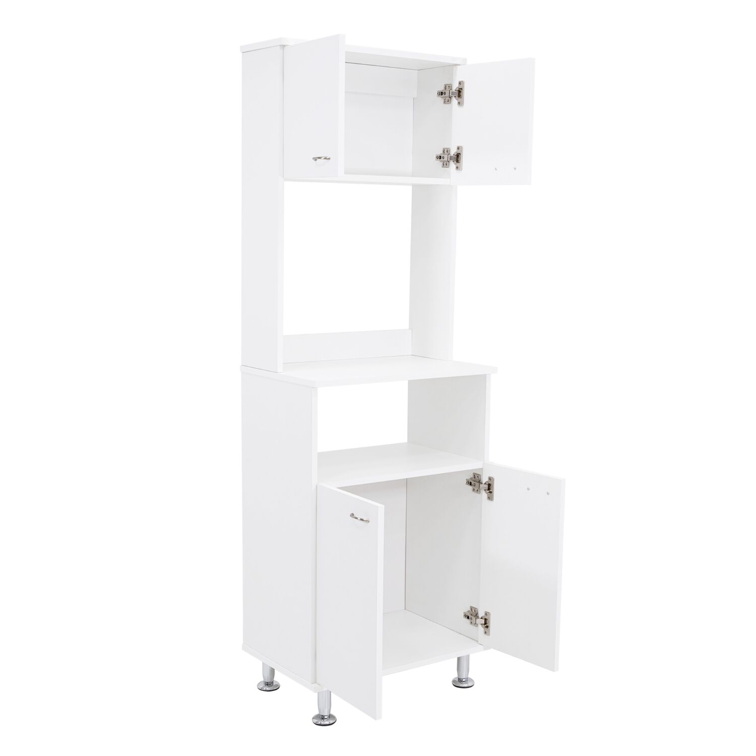 Mueble Microondas 4 Puertas Fm-011b Blanco image number 4.0