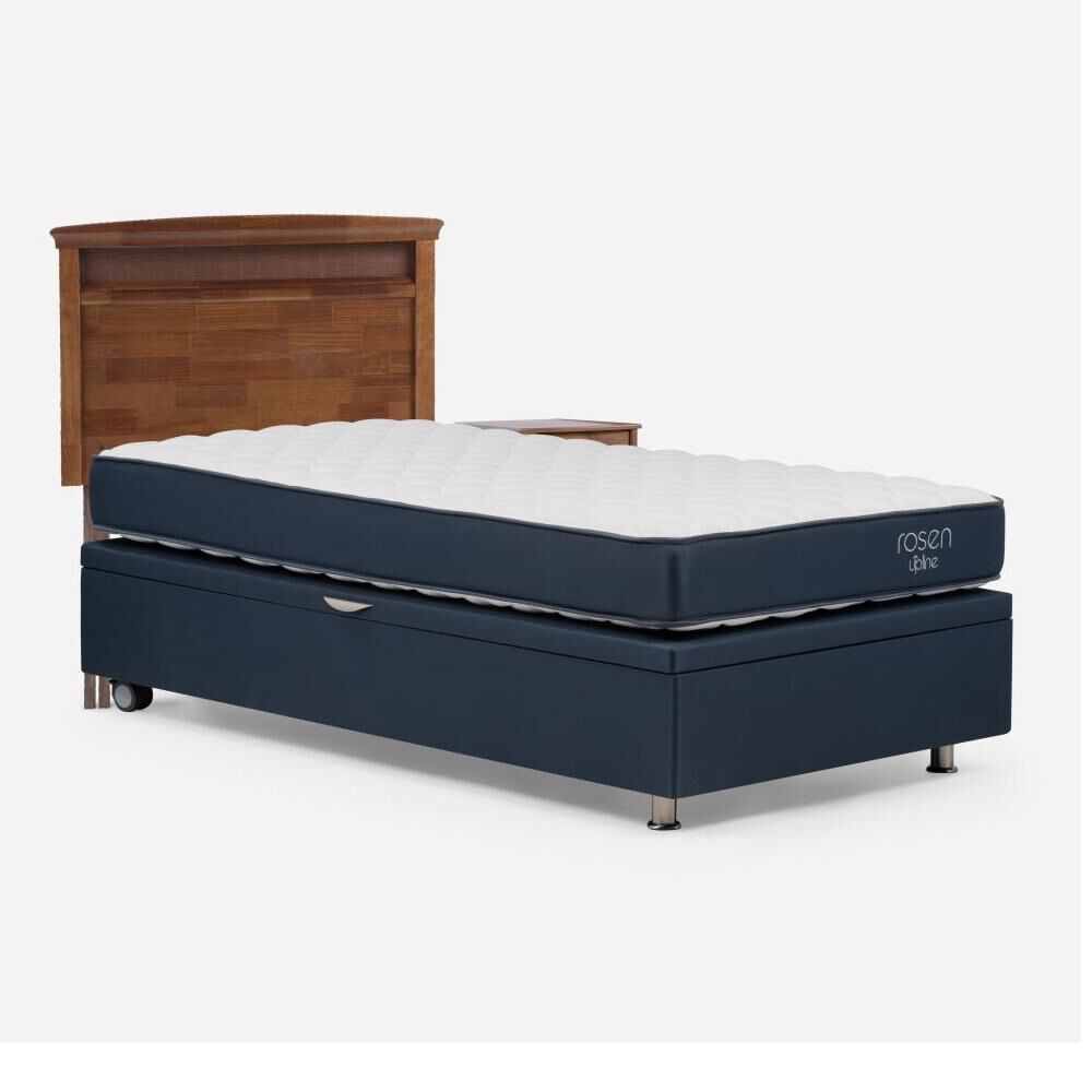 Boxet Rosen Upline / 1.5 Plazas / Base Normal + Set De Maderas Veneto image number 2.0