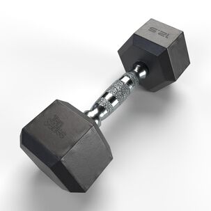 Mancuerna Hexagonal Recubierta En Caucho 12.5 Kg