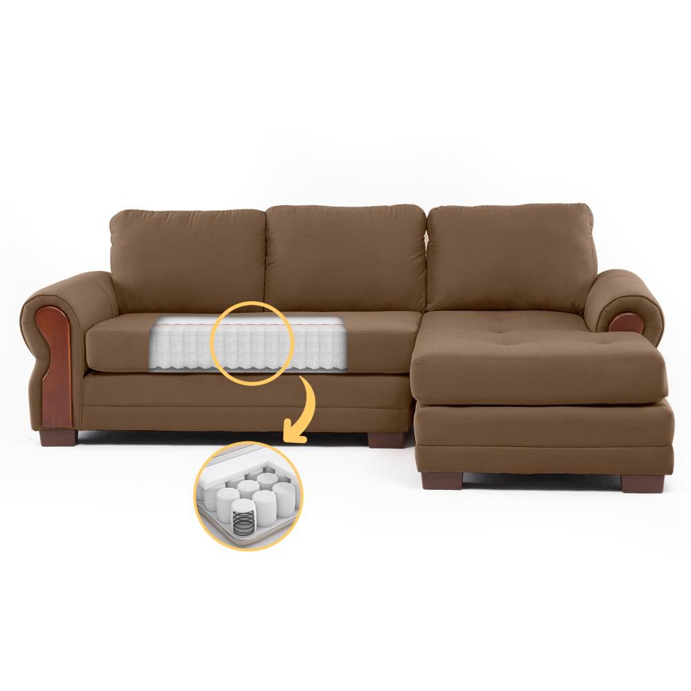 Sofá Seccional Living Factory Oregon Derecho / 4 Cuerpos image number 2.0