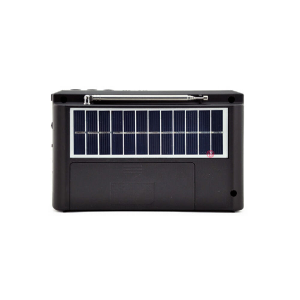 Radio Portátil Am/fm/sw Con Panel Solar, Usb Y Luz Led - Ps image number 1.0