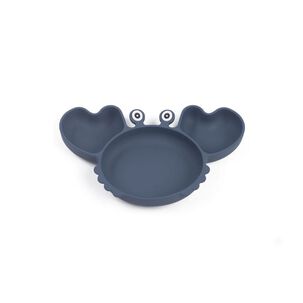 Plato De Silicona Para Beb&eacute; Dise&ntilde;o Cangrejo Con Ventosa