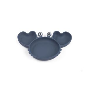 Plato De Silicona Para Beb&eacute; Dise&ntilde;o Cangrejo Con Ventosa