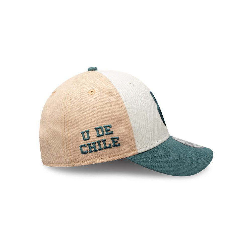Gorra New Era 9forty Universidad De Chile Futbol Beige image number 4.0