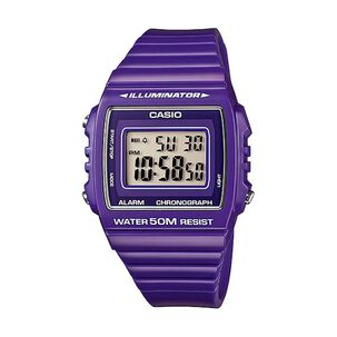 Reloj De Mujer Casio Digital W-215h-6avdf Purple Edition
