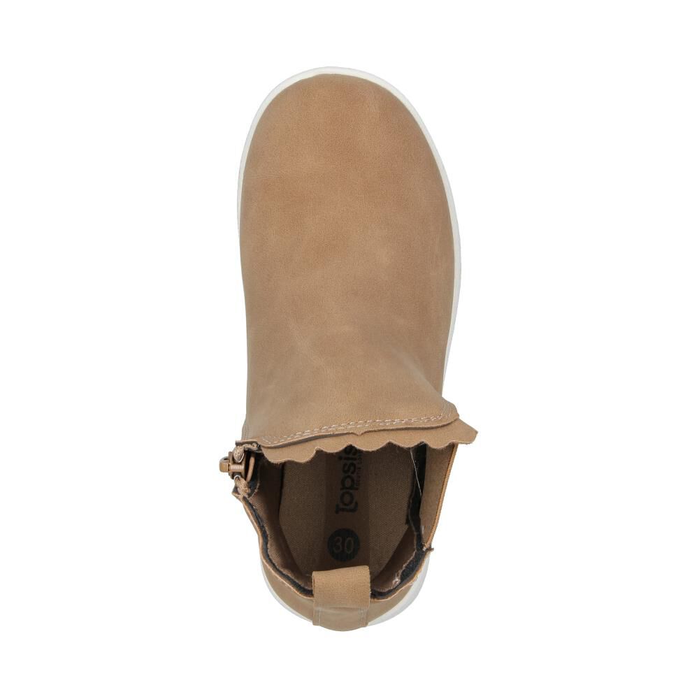 Bot&iacute;n Ni&ntilde;a Topsis Beige image number 4.0