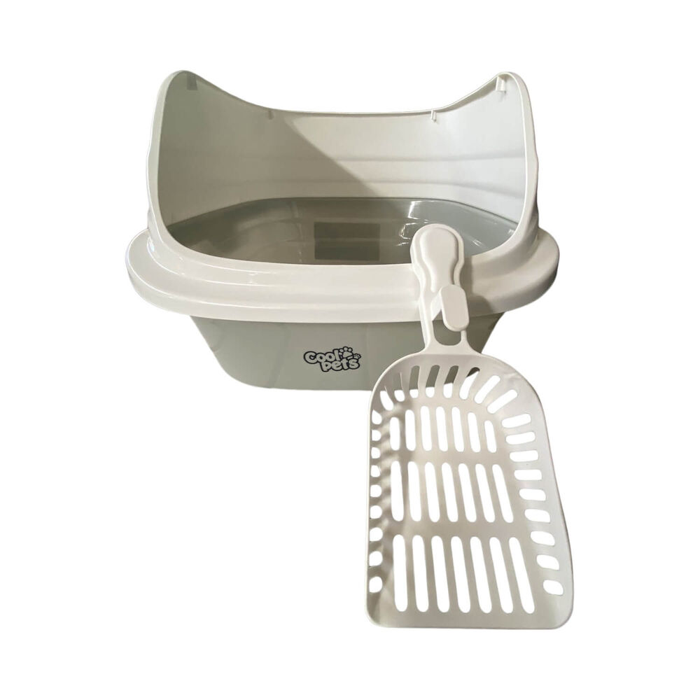 Arenero Cerrado Gatos Con Pala 26.5*47.7*38.7 Cm Cool Pets image number 1.0