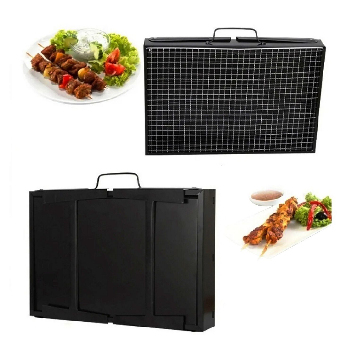 Parrilla Asados Port&aacute;til Carb&oacute;n Plegable Deluxe image number 2.0