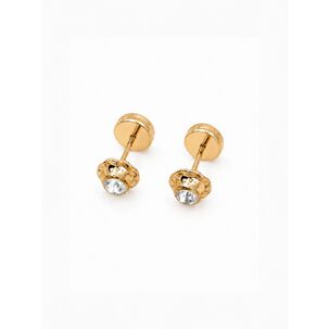 Aros Abridores Chat&oacute;n Circ&oacute;n 5mm N2 Oro 14k Beb&eacute;