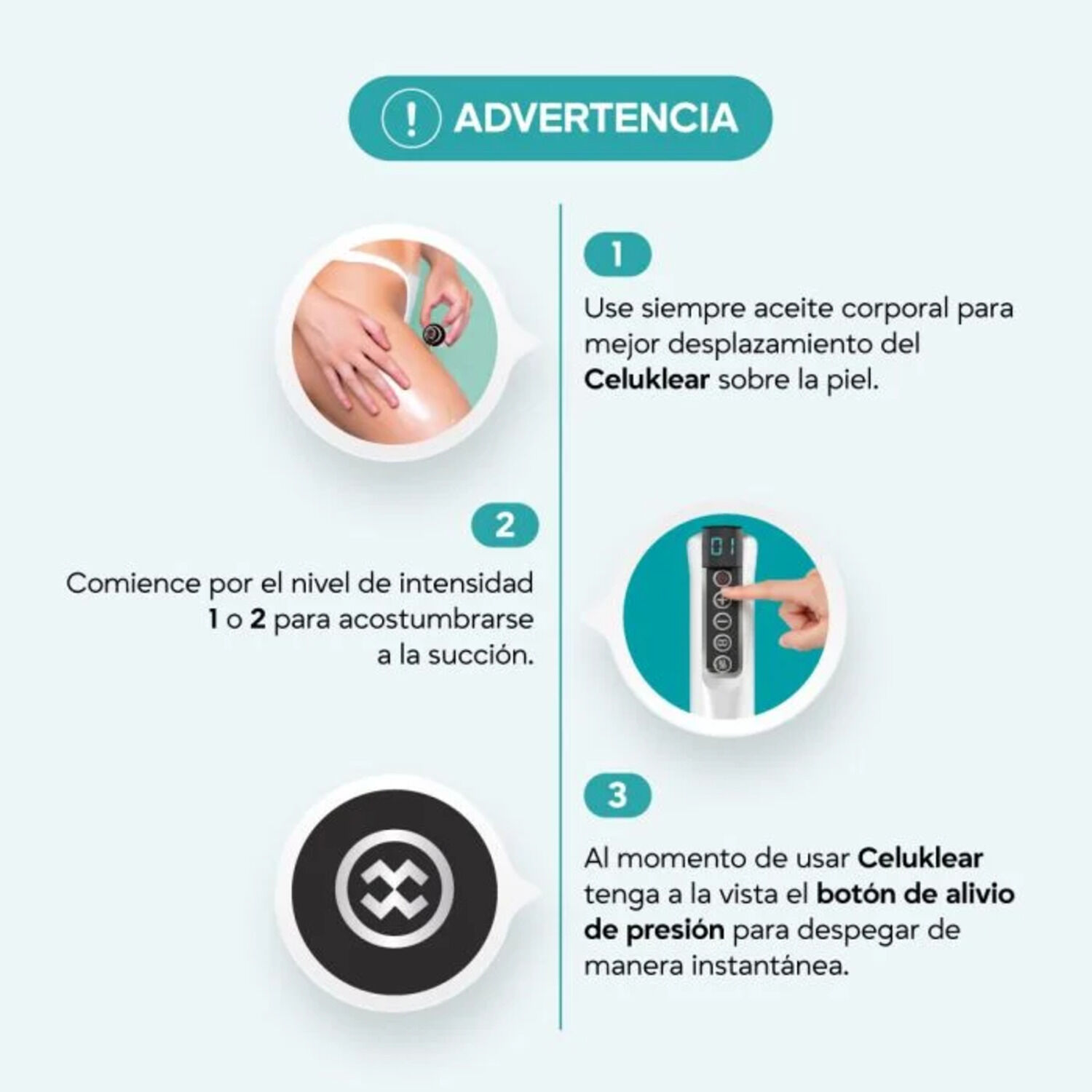 Masajeador Anticelulitis Celuklear 3 En 1 image number 6.0