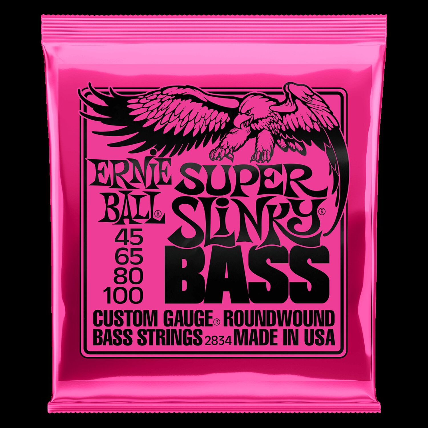 Cuerdas Bajo El&eacute;ctrico Super Slinky 45-100 Ernie Ball 2834 image number 0.0