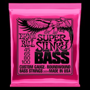 Cuerdas Bajo El&eacute;ctrico Super Slinky 45-100 Ernie Ball 2834