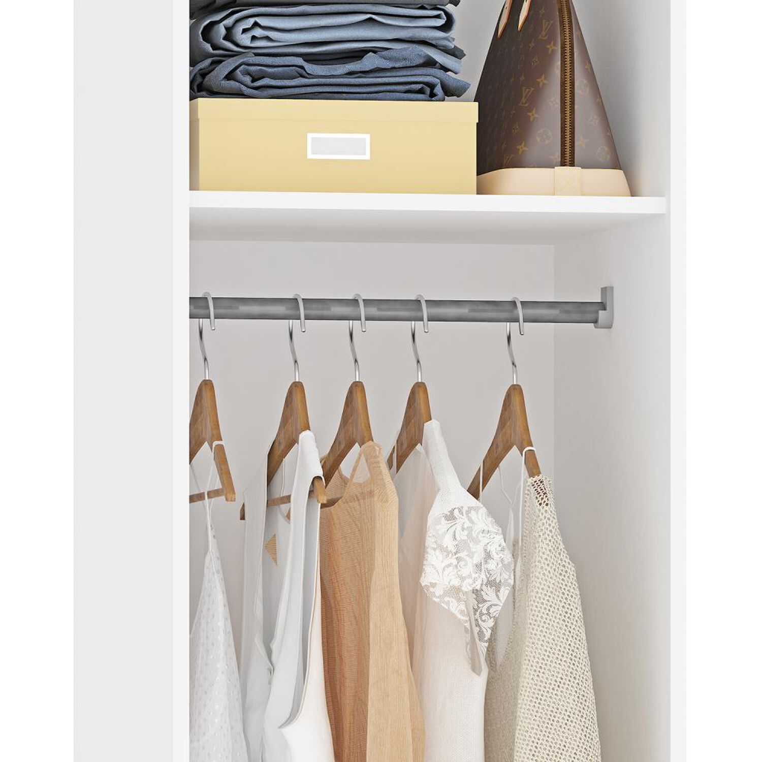 Cl&oacute;set Vekka Home Cl&oacute;set White / 1 Puerta, 1 Puerta image number 4.0