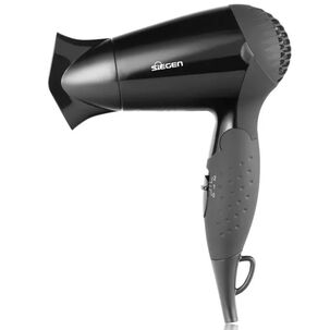 Secador De Pelo Siegen Lets Go Travel Negro Sg3005 1200watts
