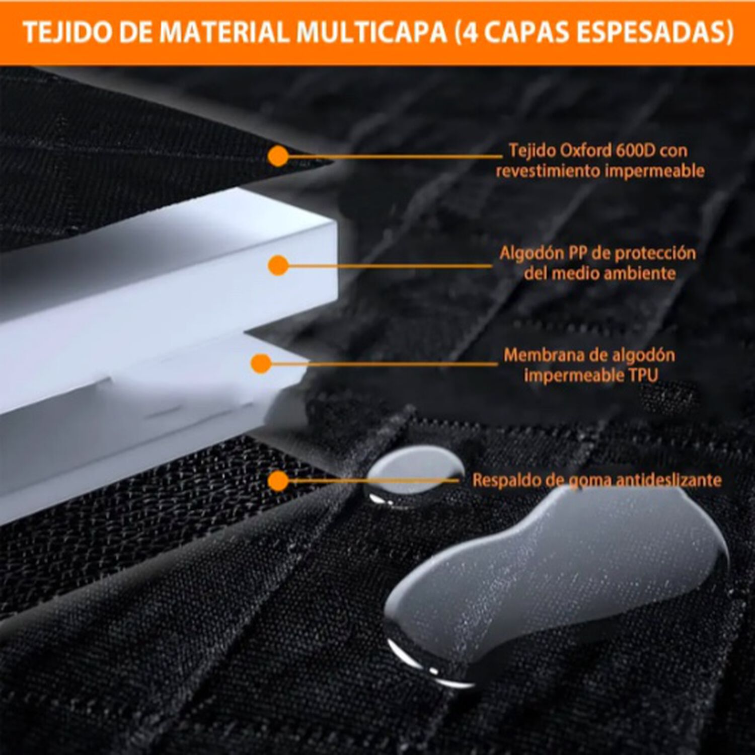 Funda Cubre Asiento Auto Mascotas image number 4.0