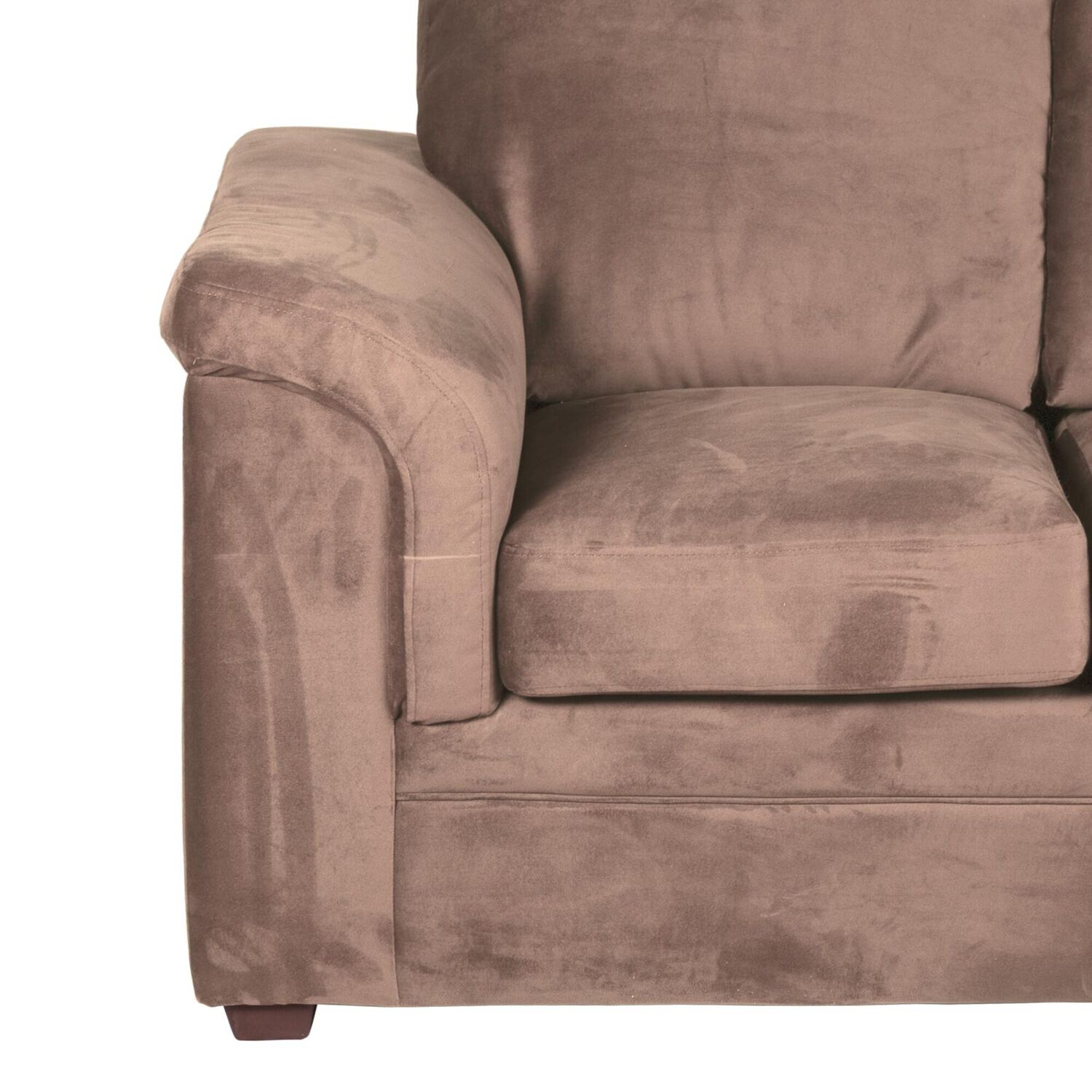 Sofa Ancona 2 Cuerpos Tela Velvet Beige image number 3.0