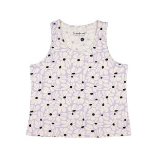 Polera Estampada Sin Mangas Cuello Redondo Mujer Freedom