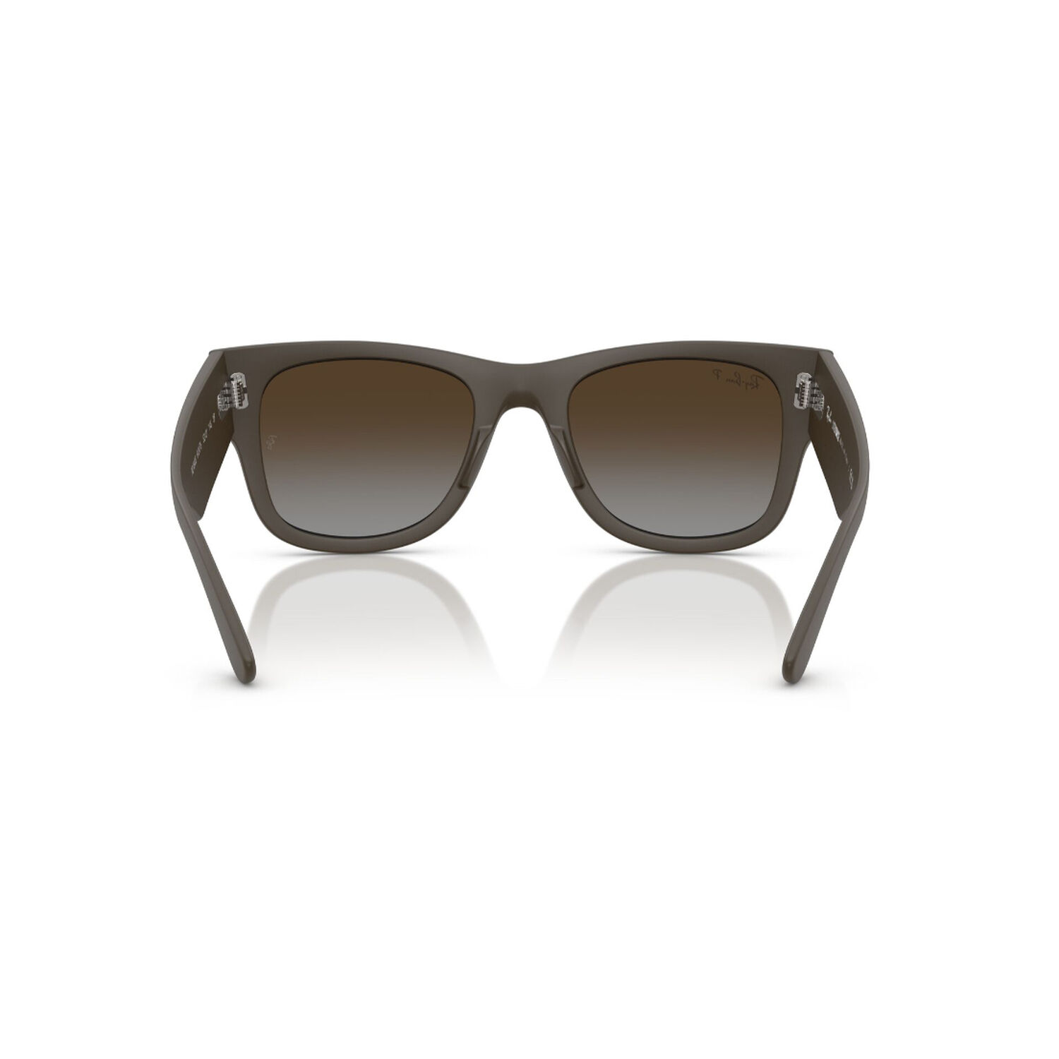 Lentes De Sol Mega Wayfarer Liteforce Marr&oacute;n Polarizados Ray-ban image number 3.0