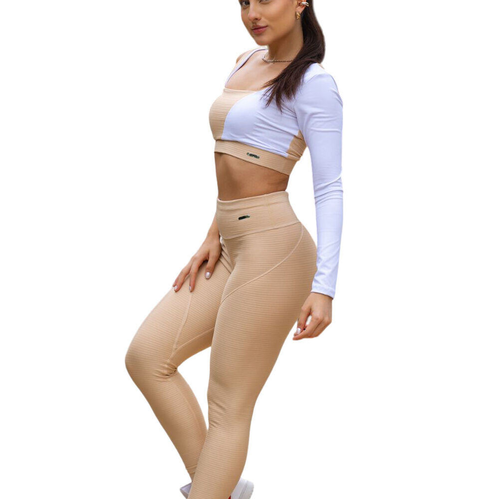 Conjunto Deportivo E531 Leggins + Buzo Corto image number 2.0