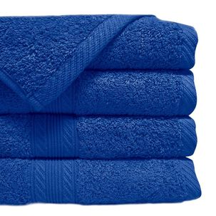 Toalla De Baño 70x140 Centimetros / Azul Lourdes