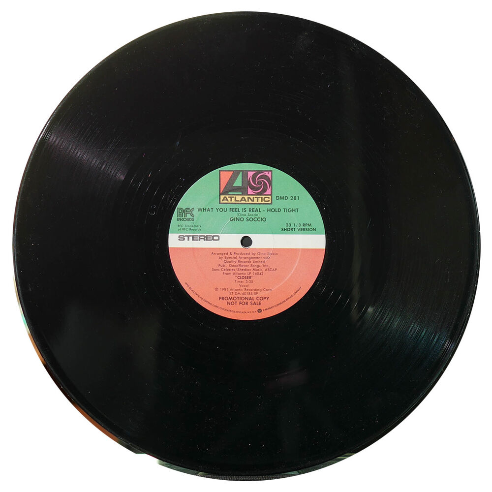 Gino Soccio - What You Feel Is Real - Hold Tight | 12" Maxi Single Usado image number 2.0