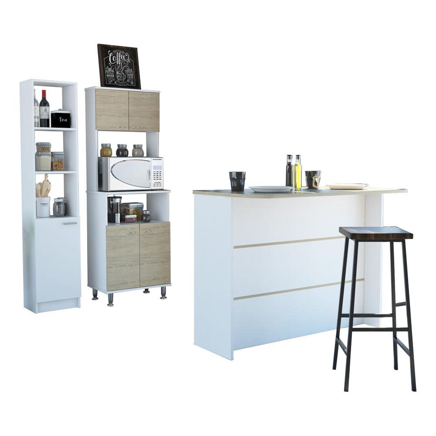 Combo Tuhome Kitchen Mueble De Cocina + Barra + Optimizador image number 1.0