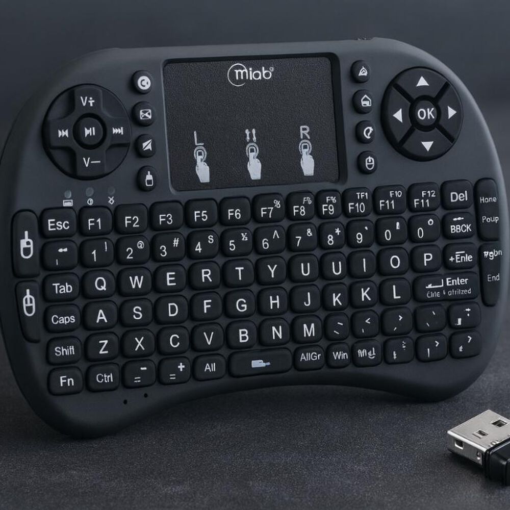Teclado Mini Wireless Mlab Smart Tv Con Touch Pad Usb image number 2.0