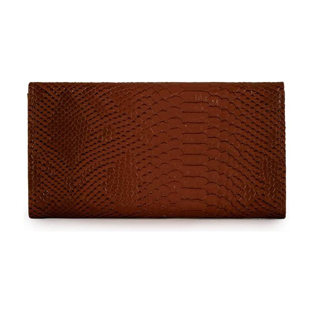 Billetera Mujer Alda Serpent Marr&oacute;n Carven image number 4.0