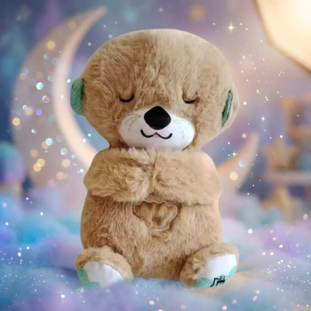 Peluche Nutria Respiraci&oacute;n Relajante Musical Con Luces Bebe image number 31.0