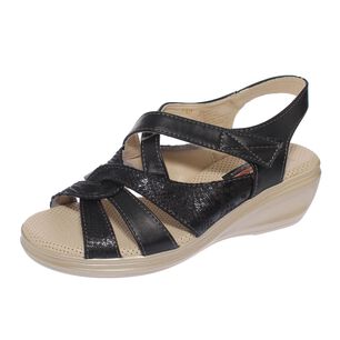 Sandalia Confort Negro Hualun Art: 51303black