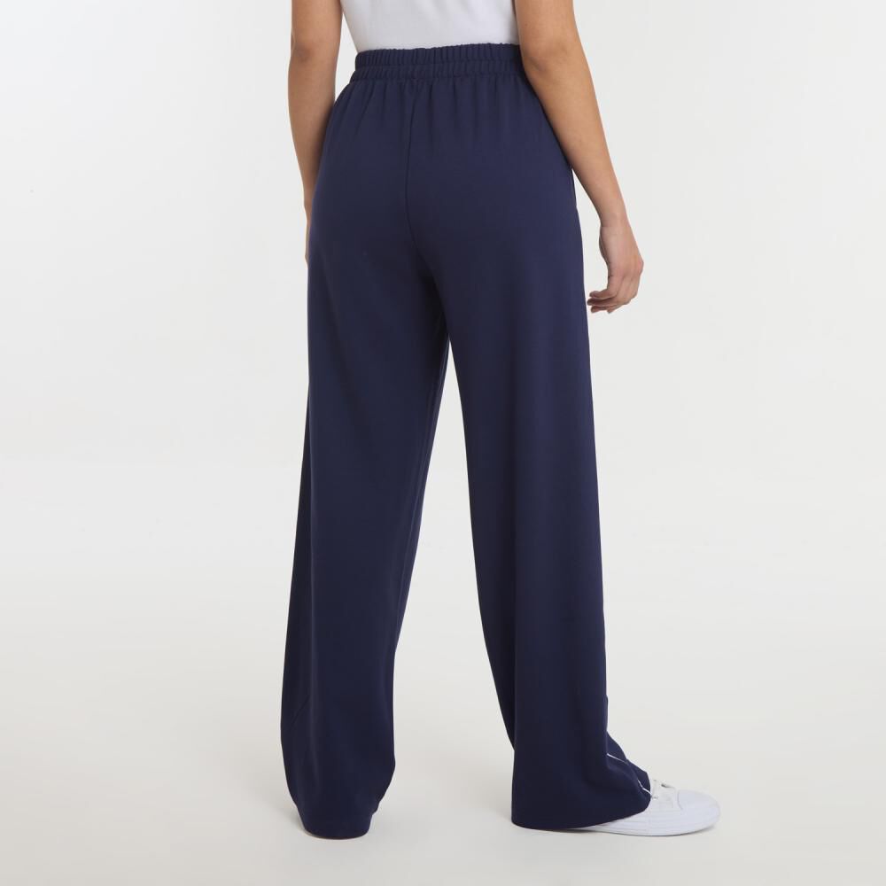 Pantalón De Buzo Stripe Tiro Medio Regular Mujer Freedom image number 3.0