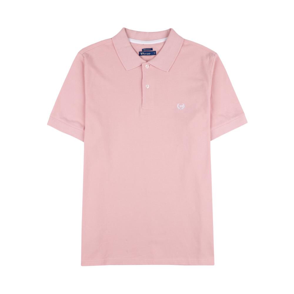 Polera Lisa Regular Manga Corta Cuello Piqu&eacute; Hombre Peroe image number 0.0