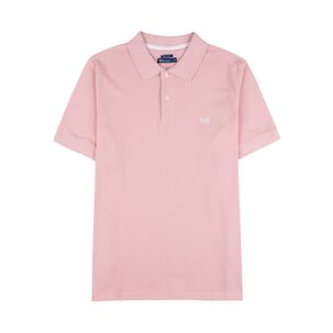 Polera Lisa Regular Manga Corta Cuello Piqué Hombre Peroe