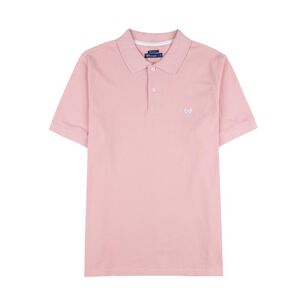 Polera Lisa Regular Manga Corta Cuello Piqu&eacute; Hombre Peroe