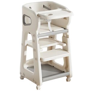 Silla De Comer Para Beb&eacute;s Tidyfeed Blanco Gris