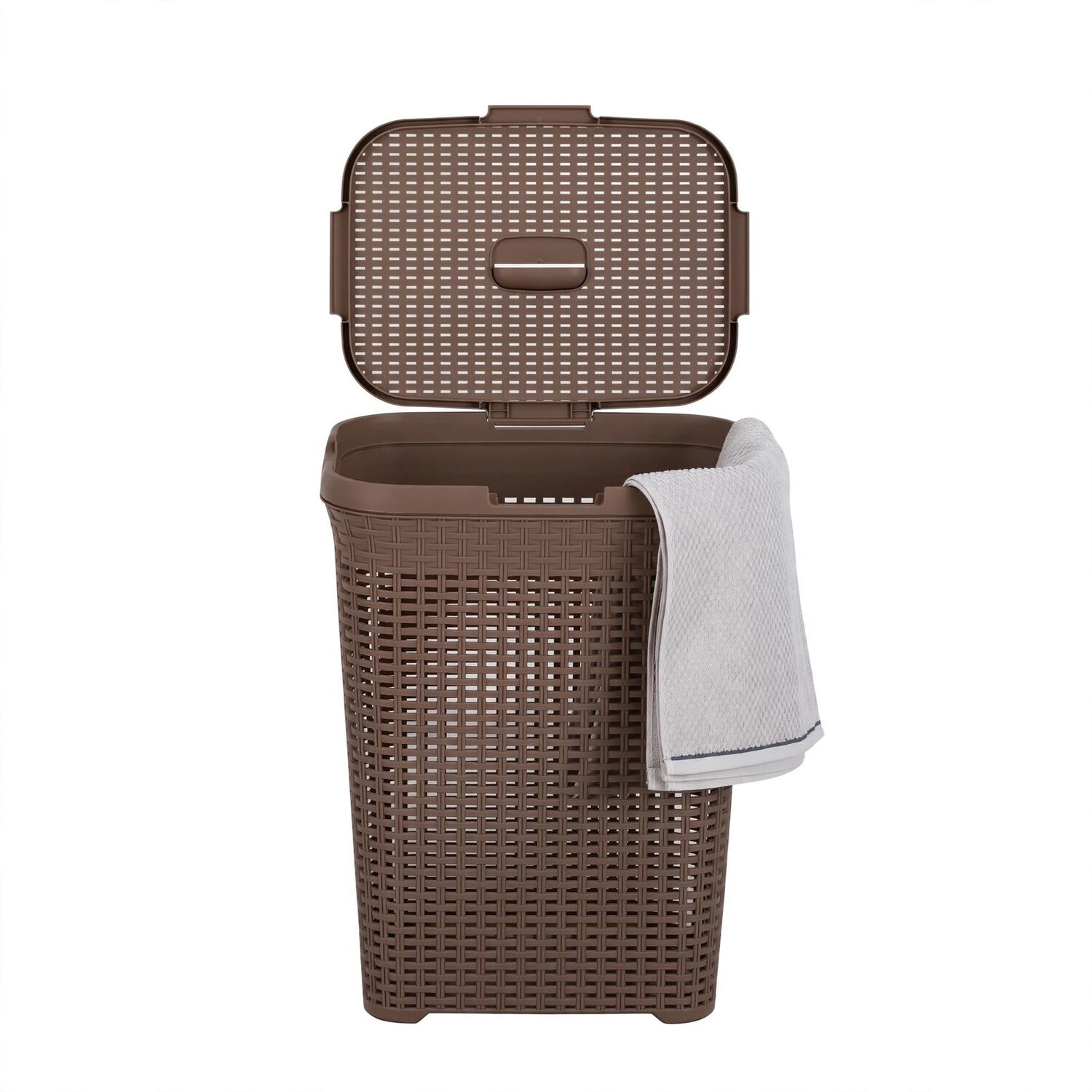 Cesto Canasto De Ropa 60 Litros Marca Mp Color Chocolate image number 1.0