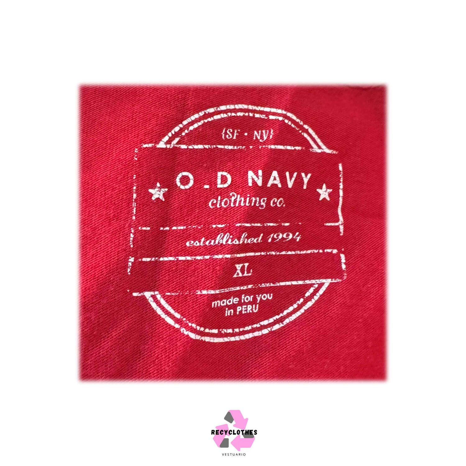 Polera Burdeo Old Navy Talla Xl image number 3.0