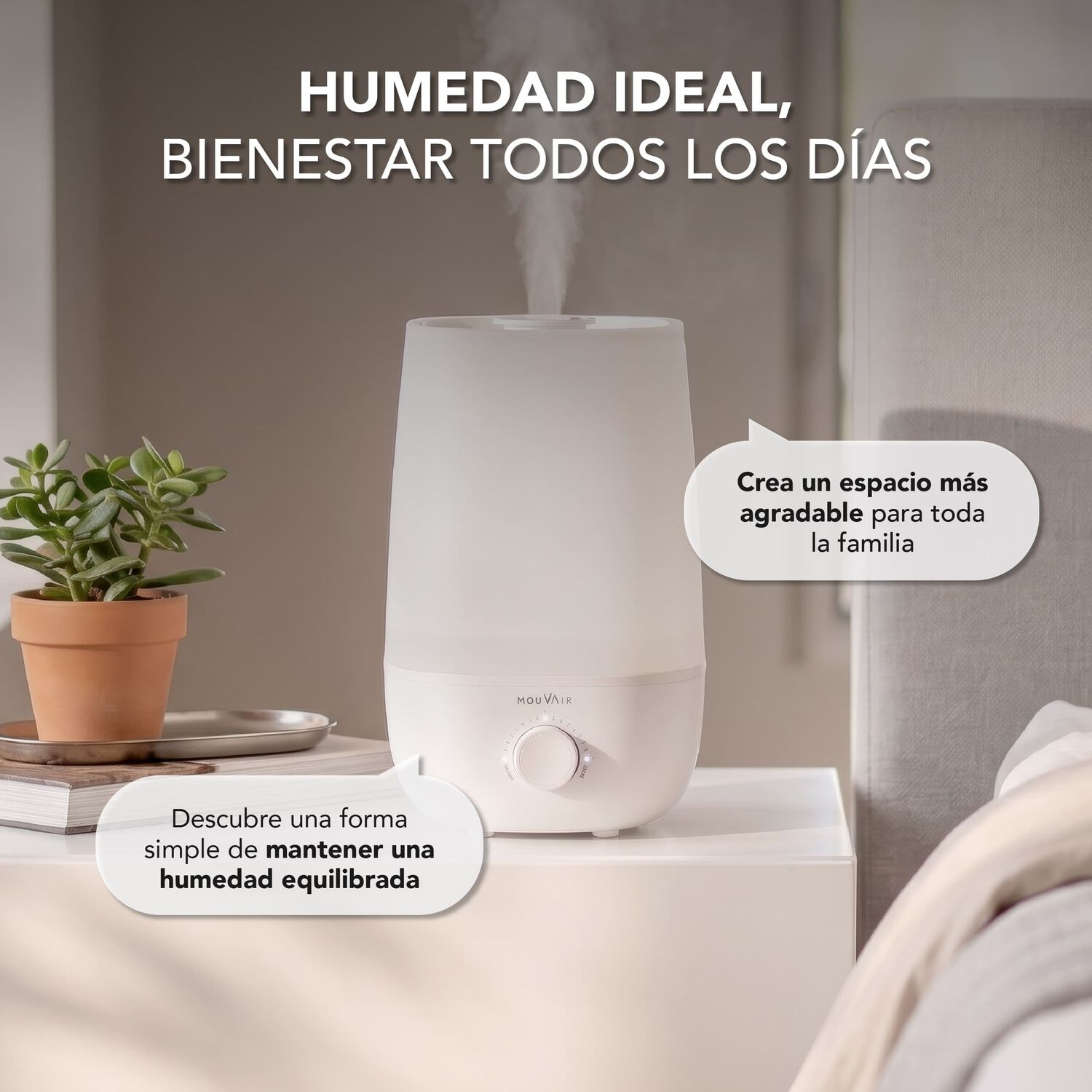 Humidificador Mouvair Cloud image number 6.0