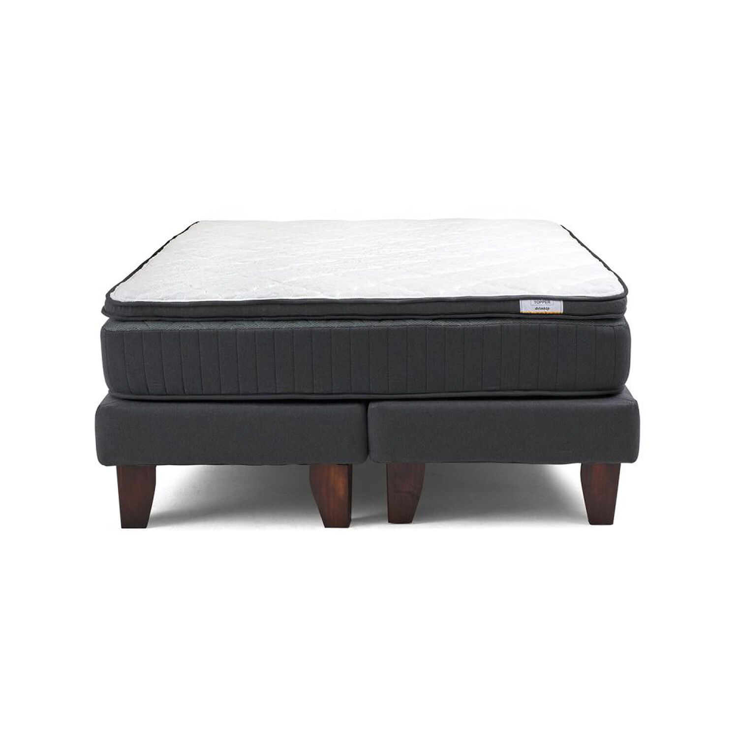 Cama Europea Drimkip Hybrida / King / Base Dividida + Topper image number 0.0