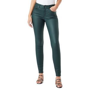 Pantalon Ecocuero Pu Tiro Alto Mujer