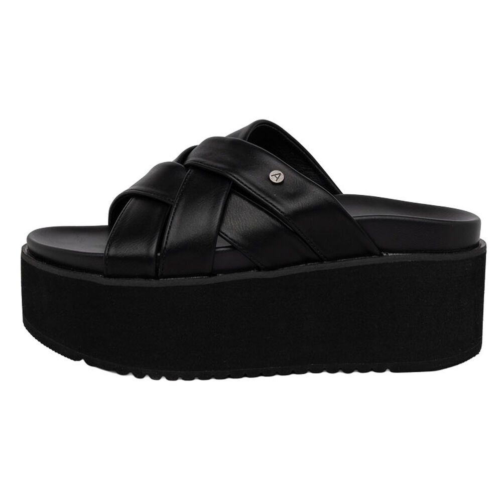 Sandalia Plataforma Kaira Negro Alquimia image number 1.0