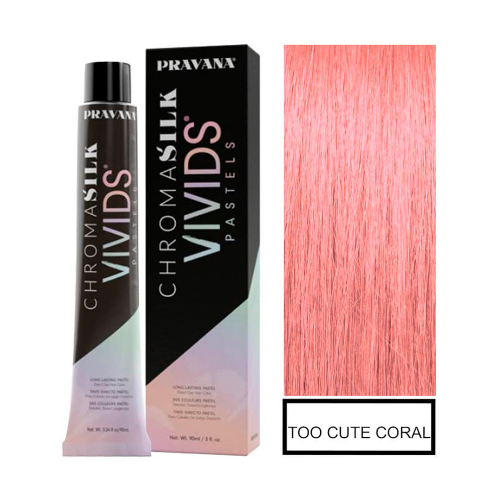 Pravana - Tintura Fantasía Semipermanente Vivids Pastel Too Cute Coral 90ml image number 0.0