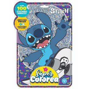 Libro Mega Super Colorea Stitchs Vertice
