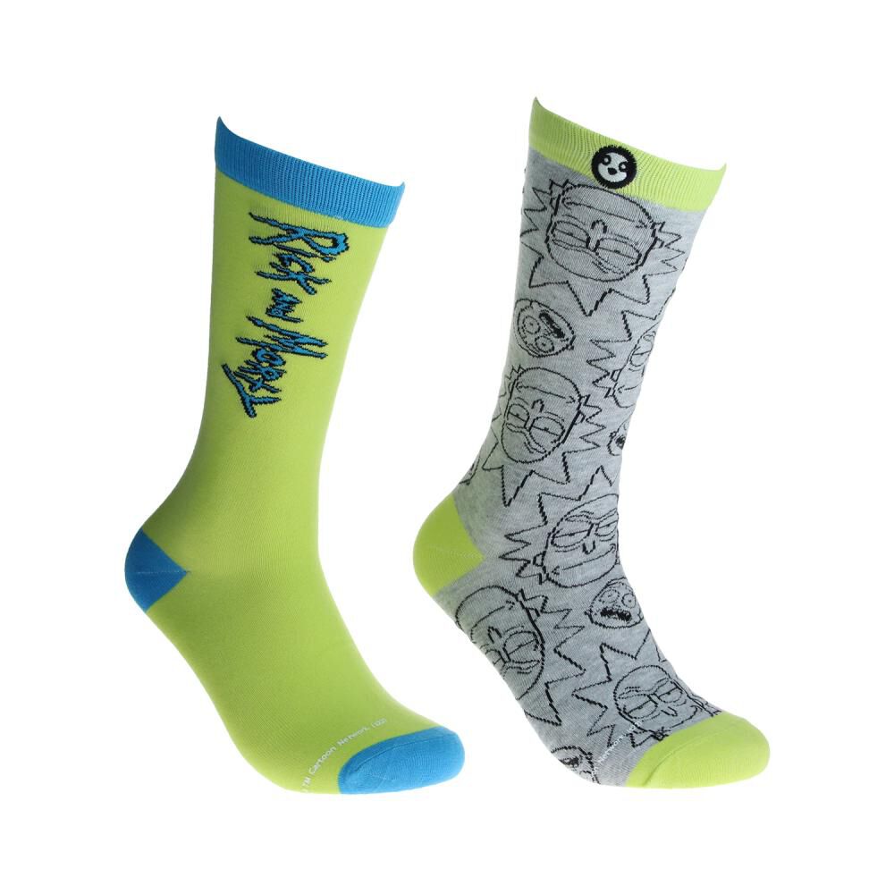 Pack Calcetines Mujer Largo Green Rick And Morty / 2 Pares image number 0.0