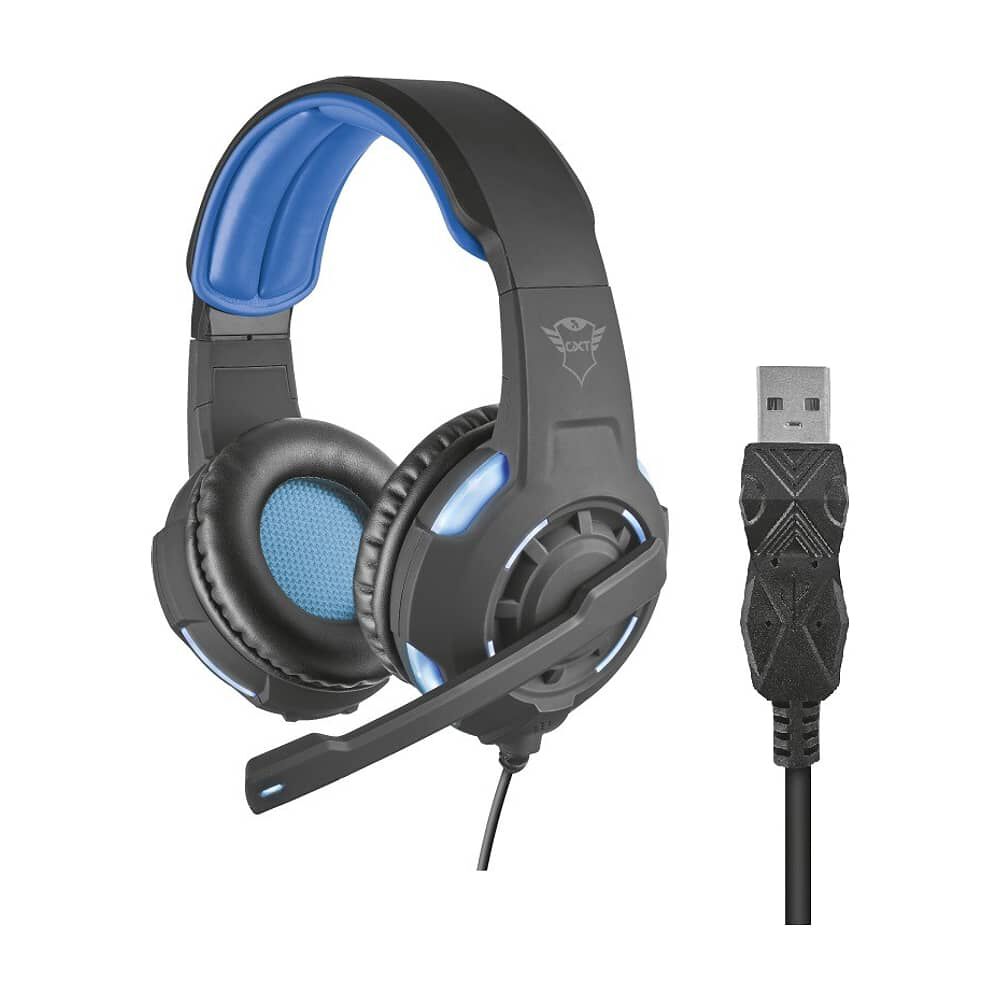 Audifonos Usb Trust Gxt 350 Radius Sonido Envolvente 7.1 Led image number 1.0